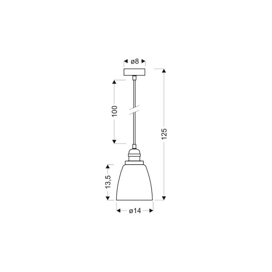 Candelabro num fio VOICE 1xE27/40W/230V