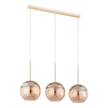 Candelabro num fio VOLDA 3xE27/60W/230V bronze