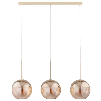 Candelabro num fio VOLDA 3xE27/60W/230V bronze