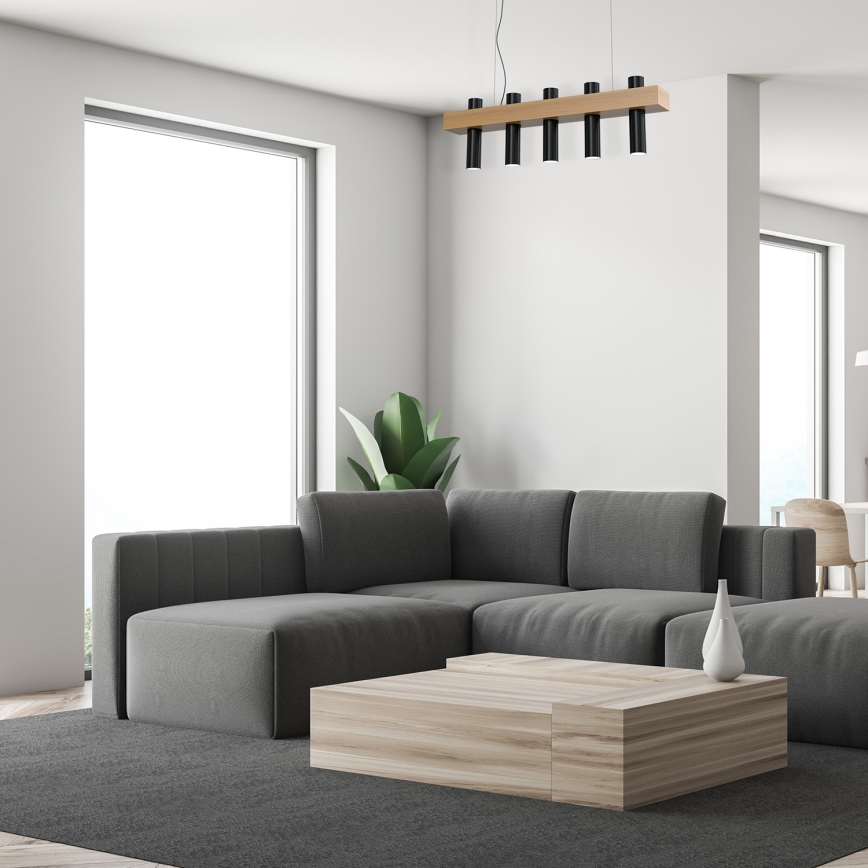 Candelabro num fio WEST 5xGU10/25W/230V