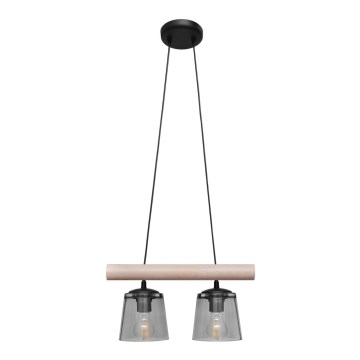 Candelabro num fio WOODSTOCK 2xE27/15W/230V