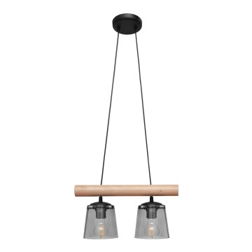 Candelabro num fio WOODSTOCK 2xE27/15W/230V