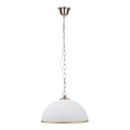 Candelabro numa corrente AÇÚCAR 1xE27/60W/230V branco/ouro