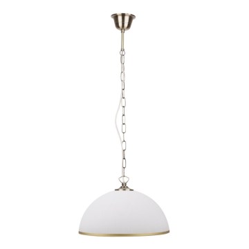 Candelabro numa corrente AÇÚCAR 1xE27/60W/230V branco/ouro