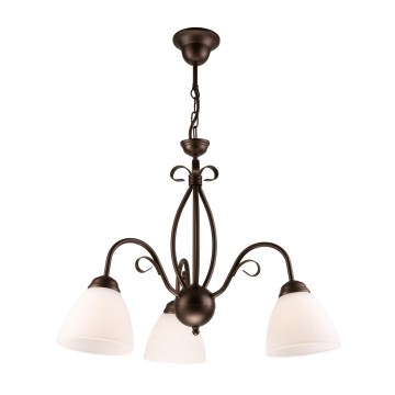 Candelabro numa corrente ADELLE 3xE27/60W/230V
