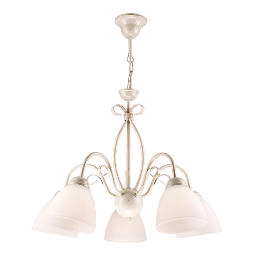 Candelabro numa corrente ADELLE 5xE27/60W/230V