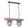 Candelabro numa corrente ANDER 2xE27/60W/230V castanho claro