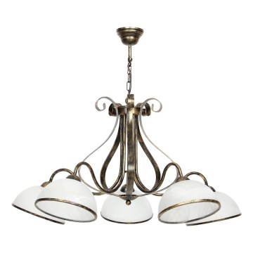 Candelabro numa corrente ANTICA 5xE27/60W/230V