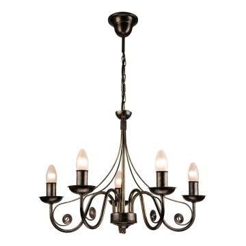 Candelabro numa corrente DONATO 5xE14/40W/230V