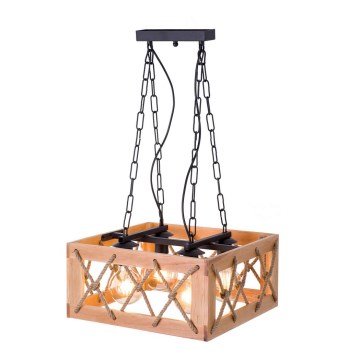 Candelabro numa corrente GRANGE 4xE27/60W/230V