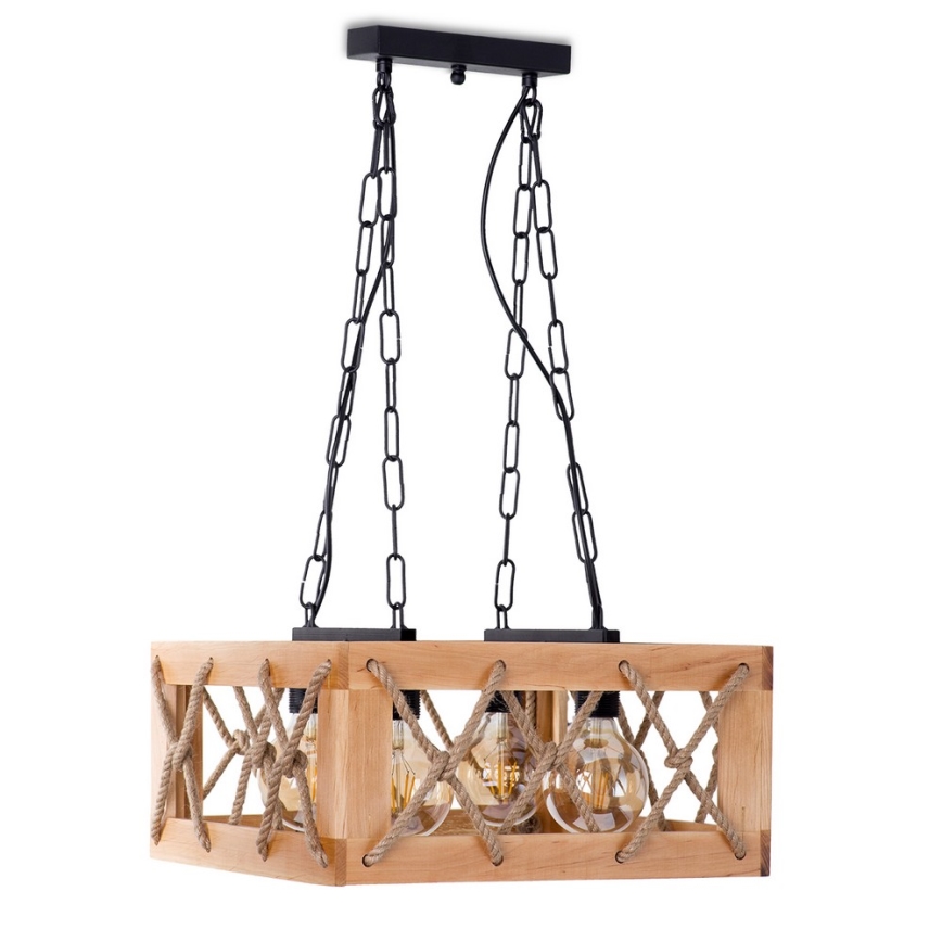 Candelabro numa corrente GRANGE 4xE27/60W/230V