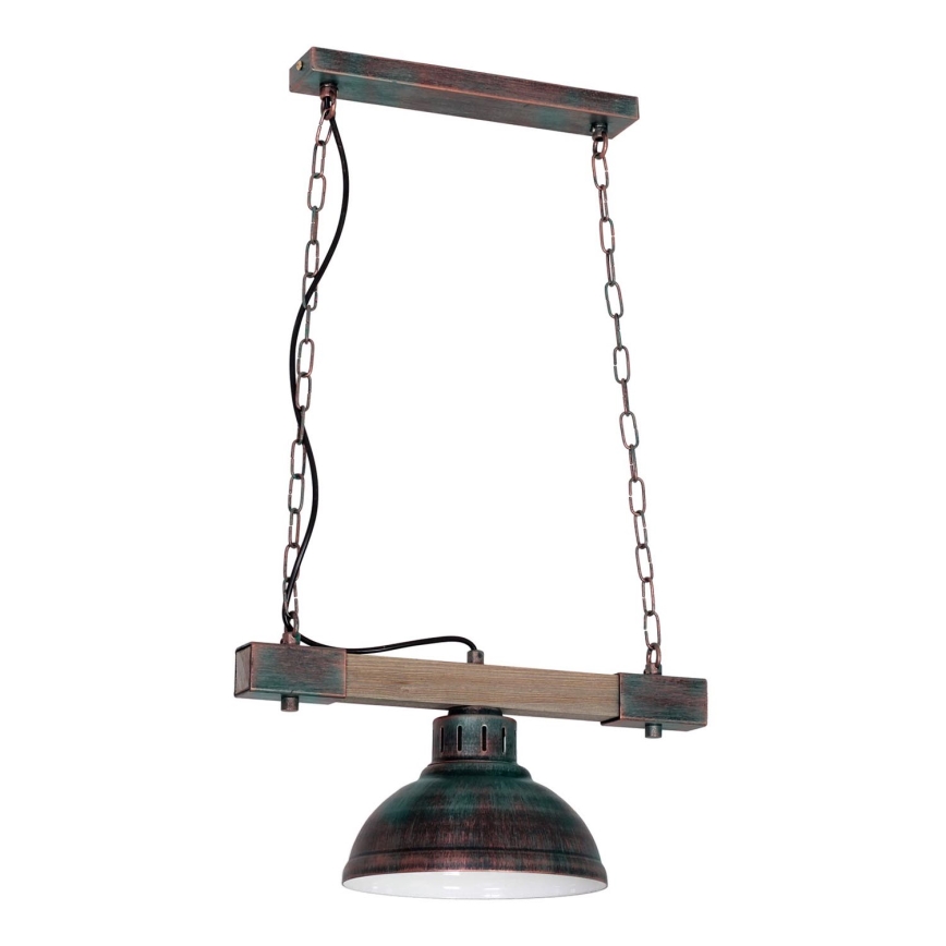 Candelabro numa corrente HAKON 1xE27/60W/230V pátina