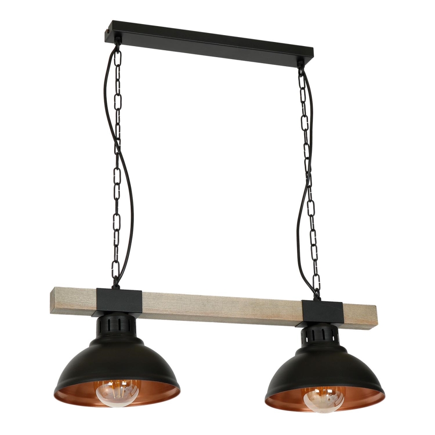 Candelabro numa corrente HAKON 2xE27/60W/230V