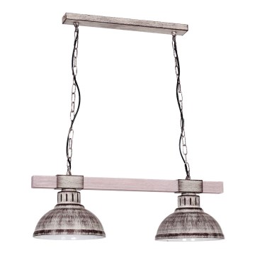 Candelabro numa corrente HAKON 2xE27/60W/230V luz