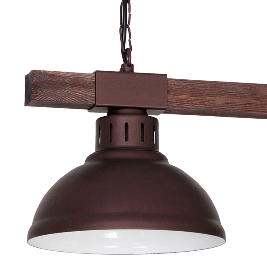Candelabro numa corrente HAKON 2xE27/60W/230V Sombrio