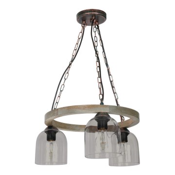 Candelabro numa corrente HAKON 3xE27/60W/230V