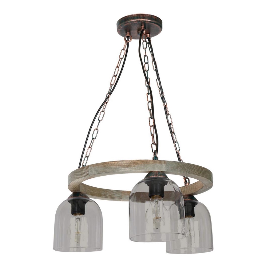 Candelabro numa corrente HAKON 3xE27/60W/230V