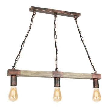 Candelabro numa corrente HAKON 3xE27/60W/230V