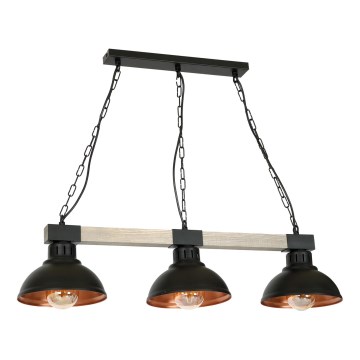 Candelabro numa corrente HAKON 3xE27/60W/230V