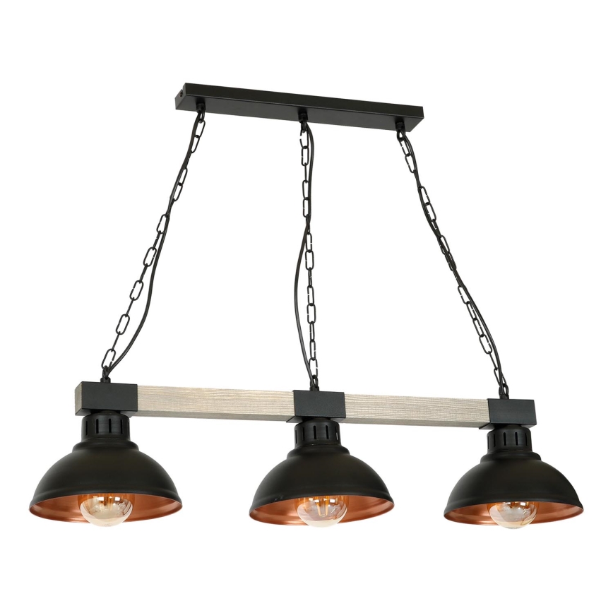 Candelabro numa corrente HAKON 3xE27/60W/230V