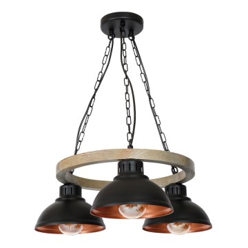 Candelabro numa corrente HAKON 3xE27/60W/230V
