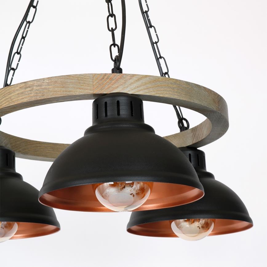 Candelabro numa corrente HAKON 3xE27/60W/230V
