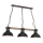 Candelabro numa corrente HAKON 3xE27/60W/230V pátina