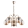 Candelabro numa corrente HERO 5xE14/40W/230V dourado