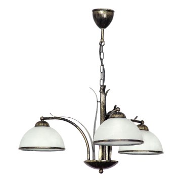 Candelabro numa corrente KORFU 3xE27/60W/230V