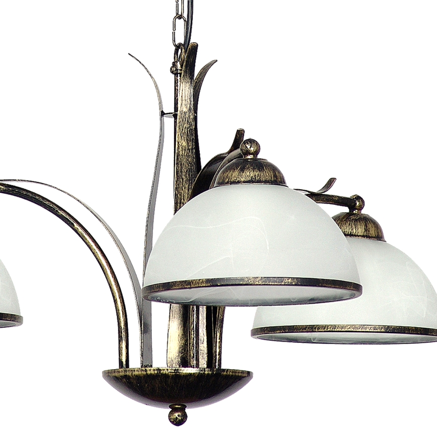 Candelabro numa corrente KORFU 3xE27/60W/230V