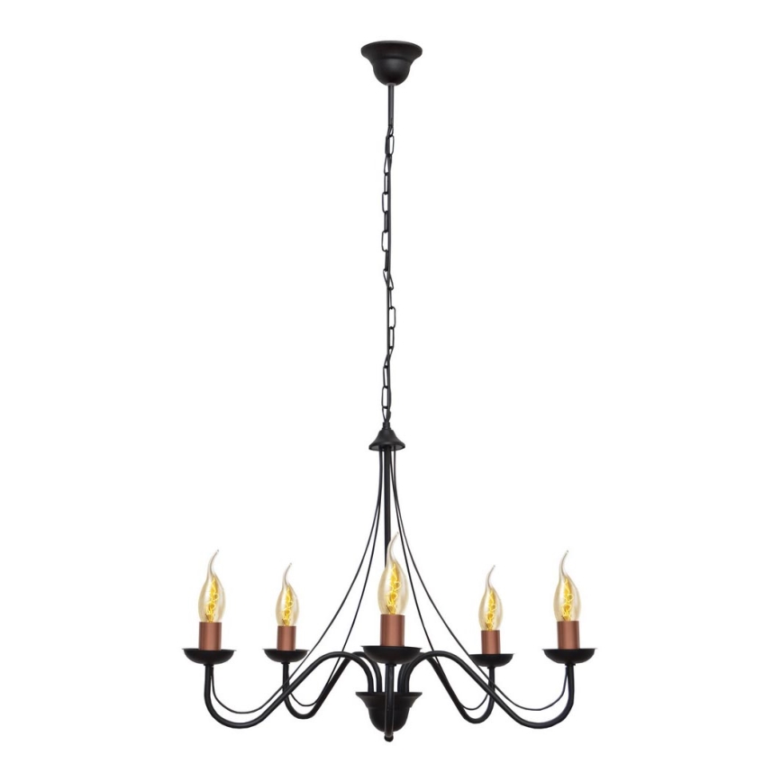 Candelabro numa corrente MALBO 5xE14/60W/230V