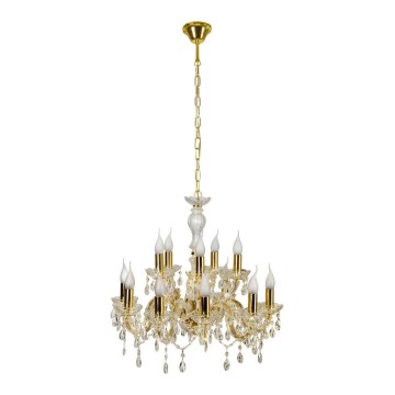 Candelabro numa corrente MARIA TERESA 12xE14/40W/230V