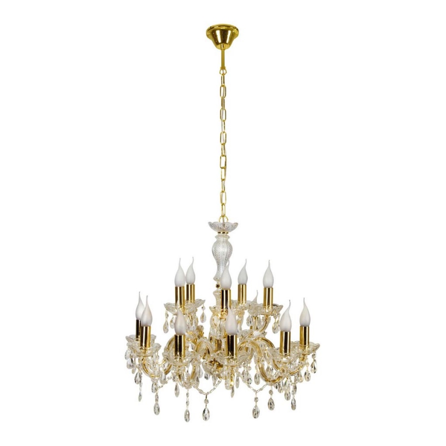 Candelabro numa corrente MARIA TERESA 12xE14/40W/230V