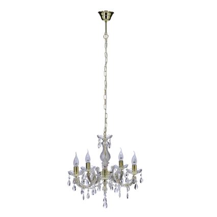Candelabro numa corrente MARIA TERESA 5xE14/40W/230V