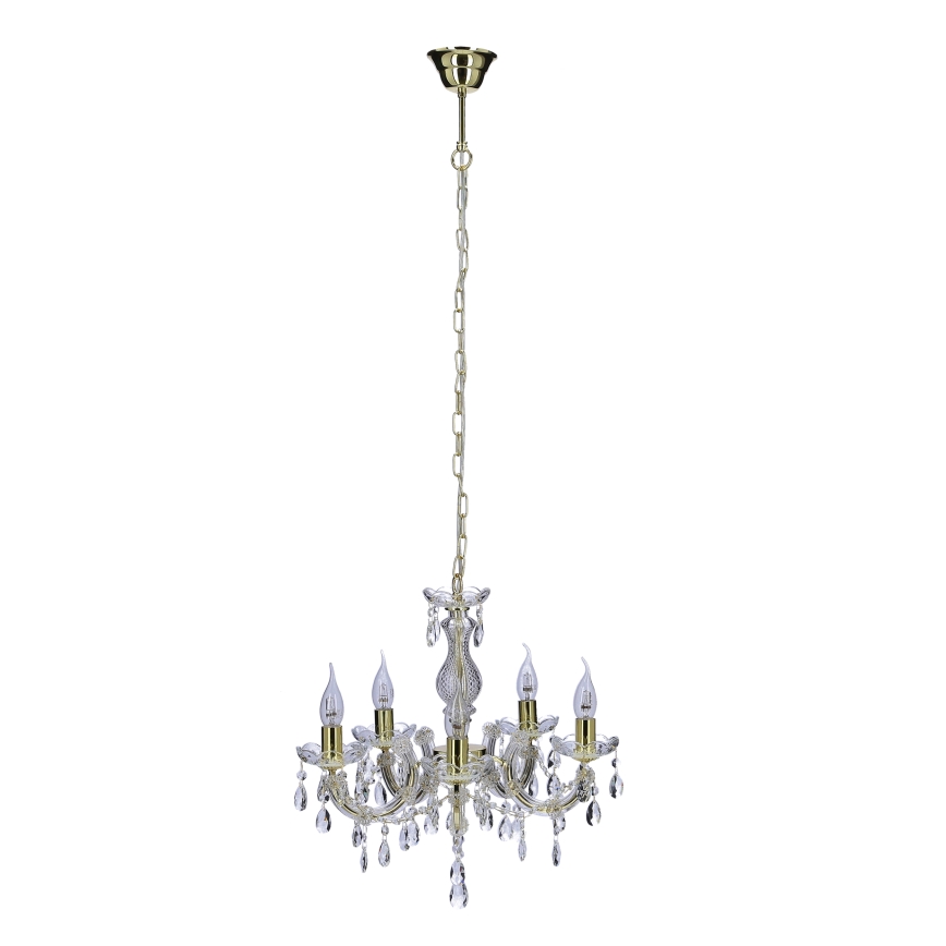 Candelabro numa corrente MARIA TERESA 5xE14/40W/230V