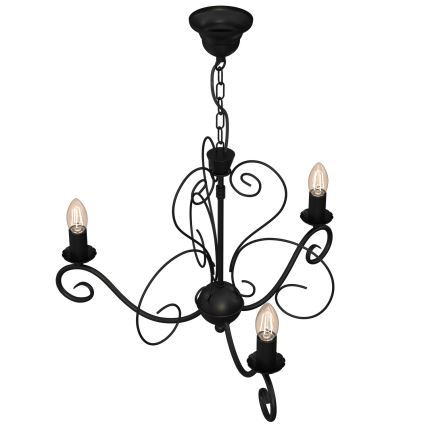 Candelabro numa corrente MAURO 3xE14/60W/230V
