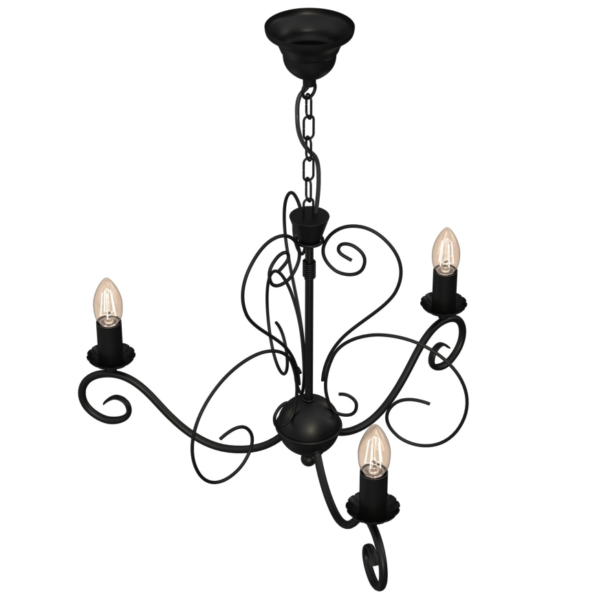 Candelabro numa corrente MAURO 3xE14/60W/230V