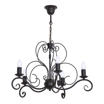 Candelabro numa corrente MAURO 5xE14/60W/230V