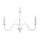 Candelabro numa corrente MINERWA 3 3xE14/40W/230V branco