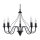 Candelabro numa corrente MINERWA 5 5xE14/40W/230V preto antigo
