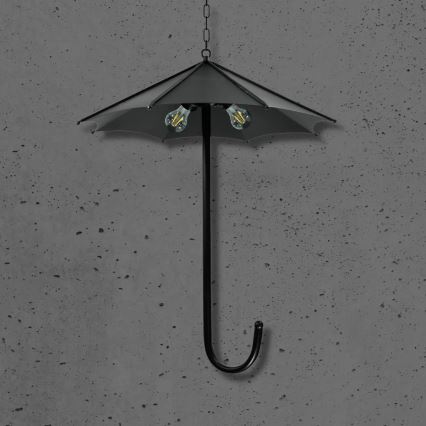 Candelabro numa corrente PARASOL 3xE27/20W/230V