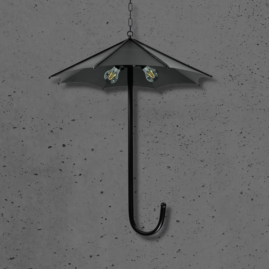 Candelabro numa corrente PARASOL 3xE27/20W/230V