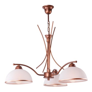 Candelabro numa corrente PATRYCJA 3xE27/60W/230V