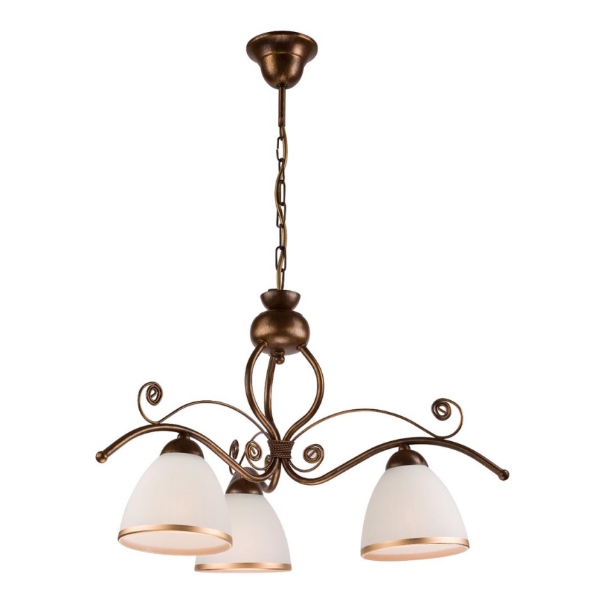 Candelabro numa corrente RETRO II 3xE27/60W/230V