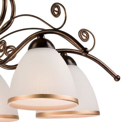 Candelabro numa corrente RETRO II 5xE27/60W/230V