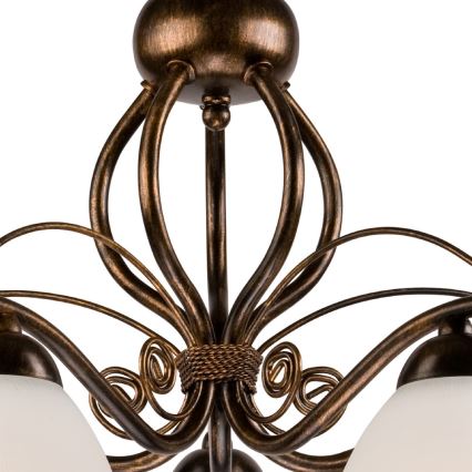 Candelabro numa corrente RETRO II 5xE27/60W/230V