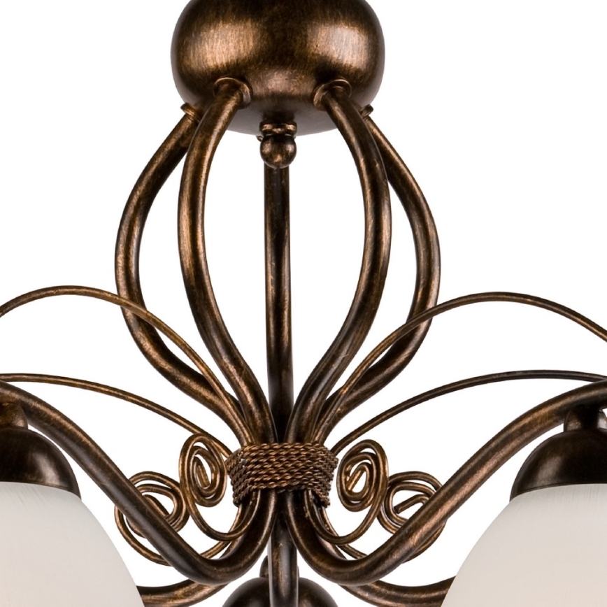 Candelabro numa corrente RETRO II 5xE27/60W/230V