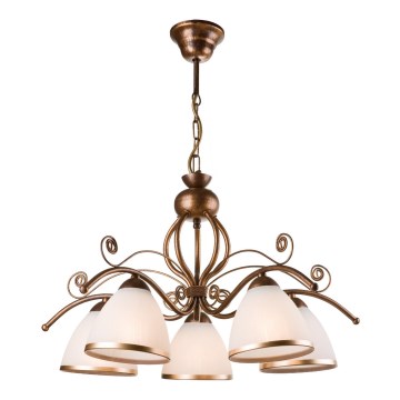 Candelabro numa corrente RETRO II 5xE27/60W/230V
