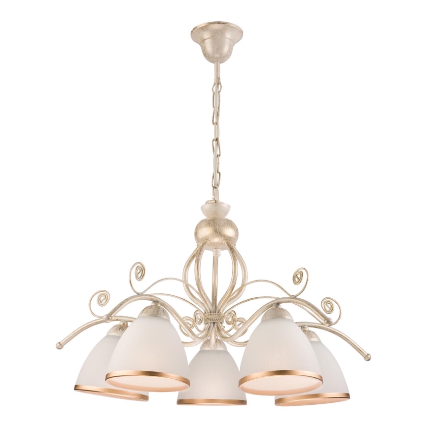 Candelabro numa corrente RETRO II 5xE27/60W/230V