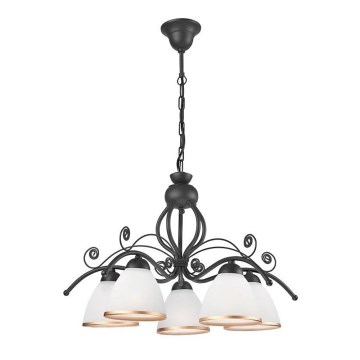Candelabro numa corrente RETRO II 5xE27/60W/230V